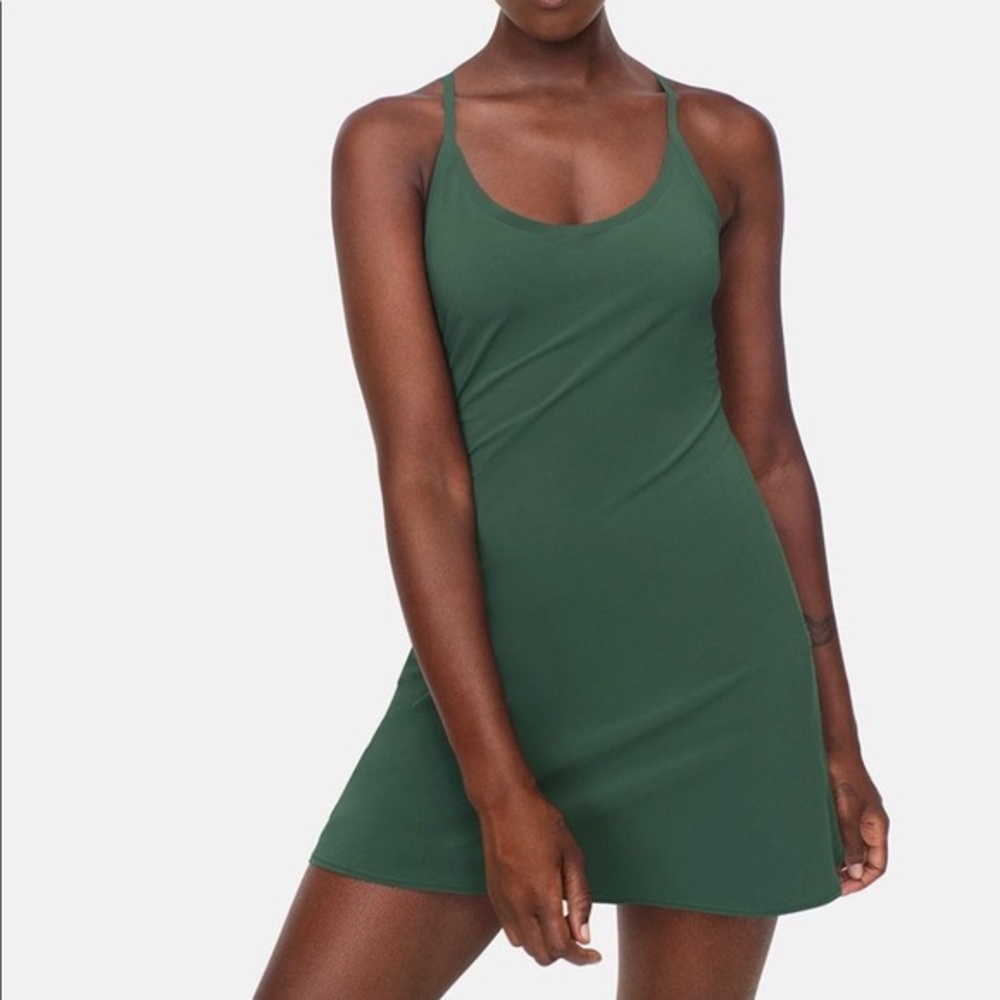Outdoor Voices Exercise Dress Evergreen XS